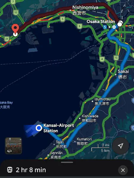 Commute after landing