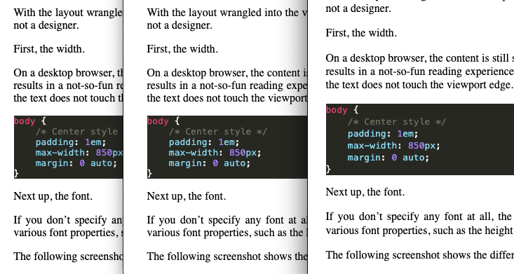 Font differences across browsers